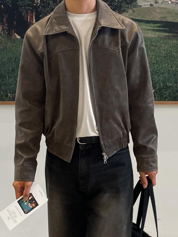 newyork leather jacket | OHOTORO