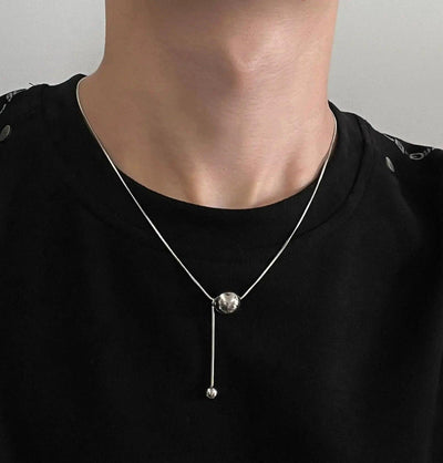 OH Round Bead Snake Bone Necklace-korean-fashion-Necklace-OH Atelier-OH Garments