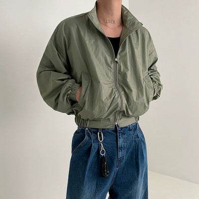 OH Ruched Hem and Cuff Jacket-korean-fashion-Jacket-OH Atelier-OH Garments