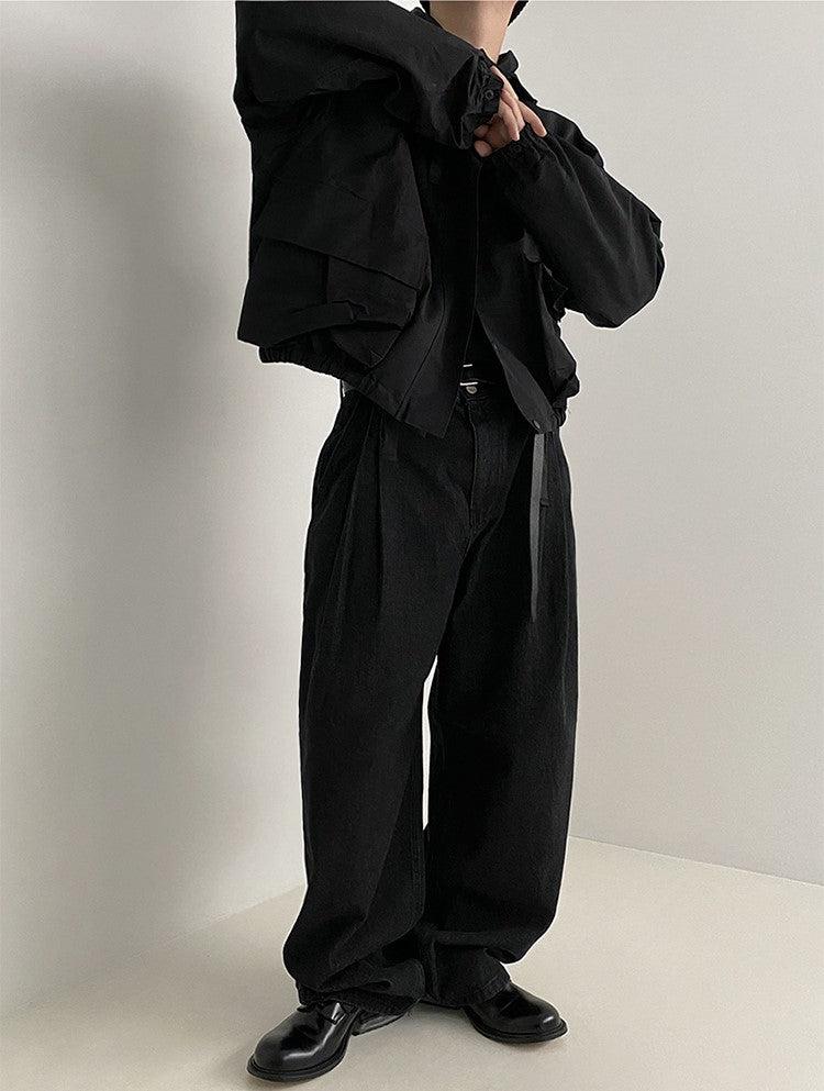 OH Ruched Hem Hooded Jacket-korean-fashion-Jacket-OH Atelier-OH Garments