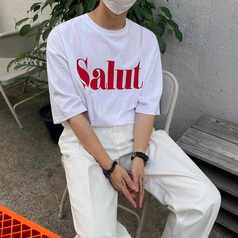 OH Salut Relaxed Fit T-Shirt-korean-fashion-T-Shirt-OH Atelier-OH Garments
