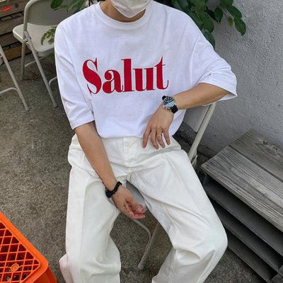 OH Salut Relaxed Fit T-Shirt-korean-fashion-T-Shirt-OH Atelier-OH Garments