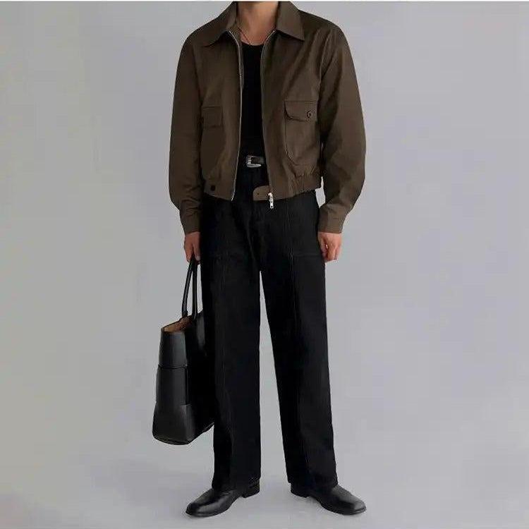 OH Seam Detail Straight Cut Jeans-korean-fashion-Jeans-OH Atelier-OH Garments