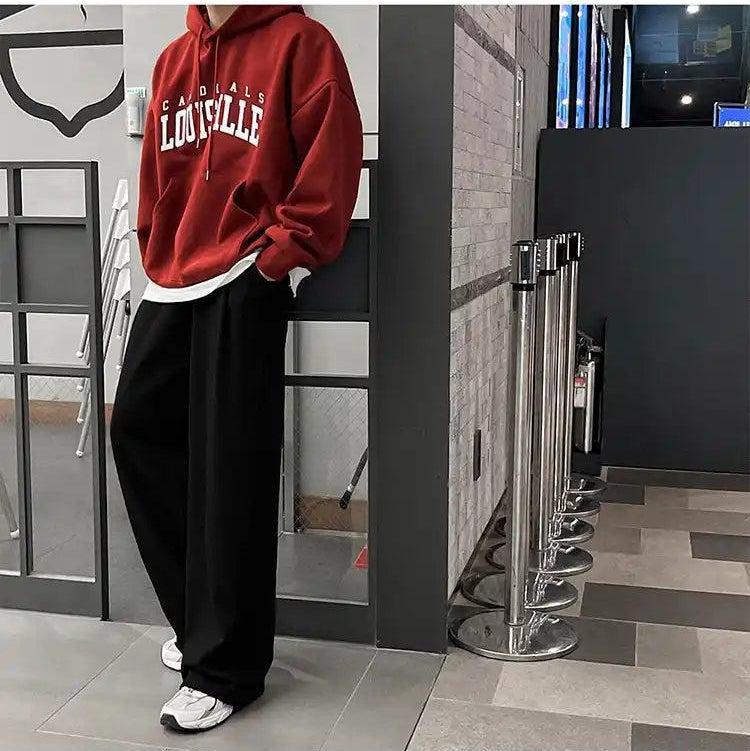 OH Side Pocket Pleated Sweatpants-korean-fashion-Pants-OH Atelier-OH Garments
