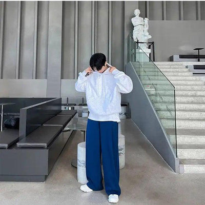 OH Side Pocket Pleated Sweatpants-korean-fashion-Pants-OH Atelier-OH Garments