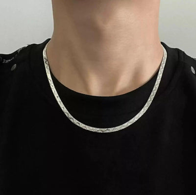 OH Snake Pattern Necklace-korean-fashion-Necklace-OH Atelier-OH Garments