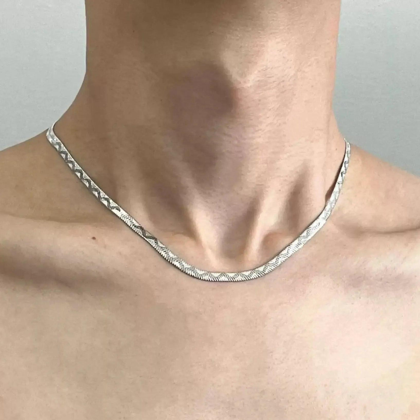 OH Snake Pattern Necklace-korean-fashion-Necklace-OH Atelier-OH Garments