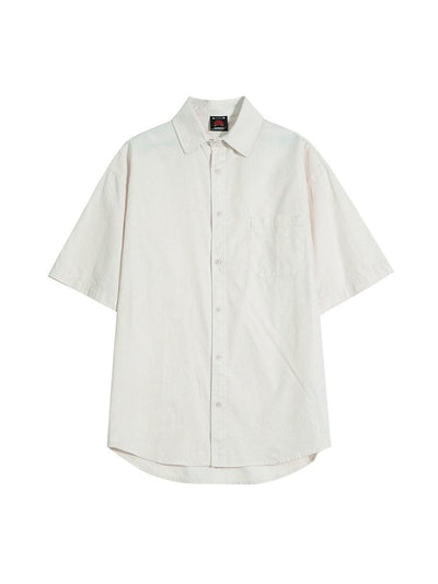 OH Solid Buttoned Shirt-korean-fashion-Shirt-OH Atelier-OH Garments