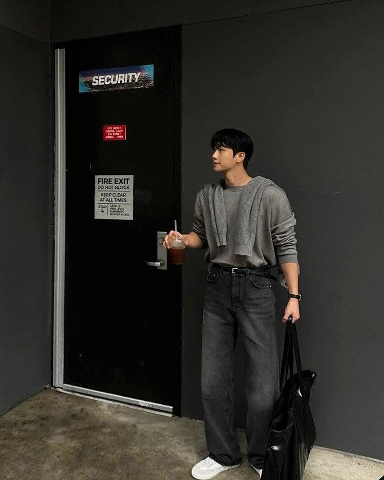 OH Solid Color Cozy Fit Sweater-korean-fashion-Sweater-OH Atelier-OH Garments