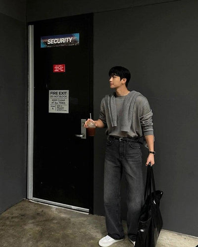 OH Solid Color Cozy Fit Sweater-korean-fashion-Sweater-OH Atelier-OH Garments