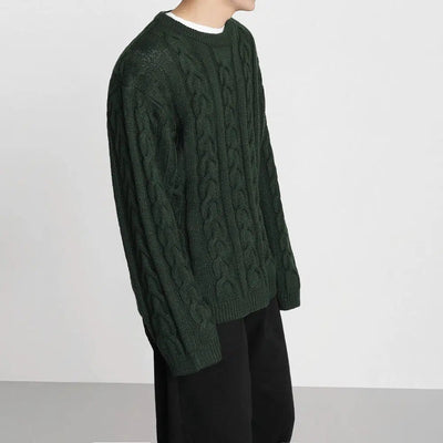 OH Spiral Twisted Texture Sweater-korean-fashion-Sweater-OH Atelier-OH Garments