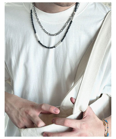 OH Square Line Chain Necklace-korean-fashion-Necklace-OH Atelier-OH Garments