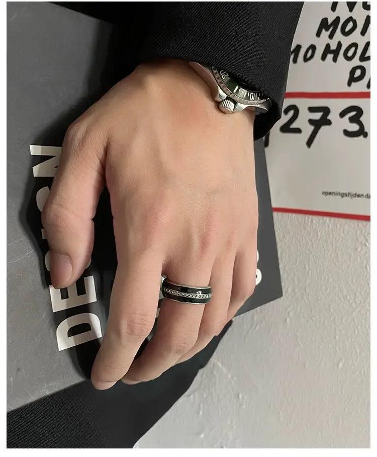 OH Starry Dual Tone Ring-korean-fashion-Ring-OH Atelier-OH Garments