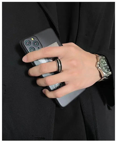 OH Starry Dual Tone Ring-korean-fashion-Ring-OH Atelier-OH Garments