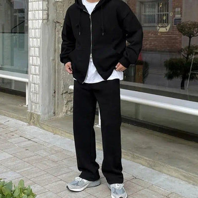 OH Straight Leg Casual Bootcut Sweatpants-korean-fashion-Pants-OH Atelier-OH Garments