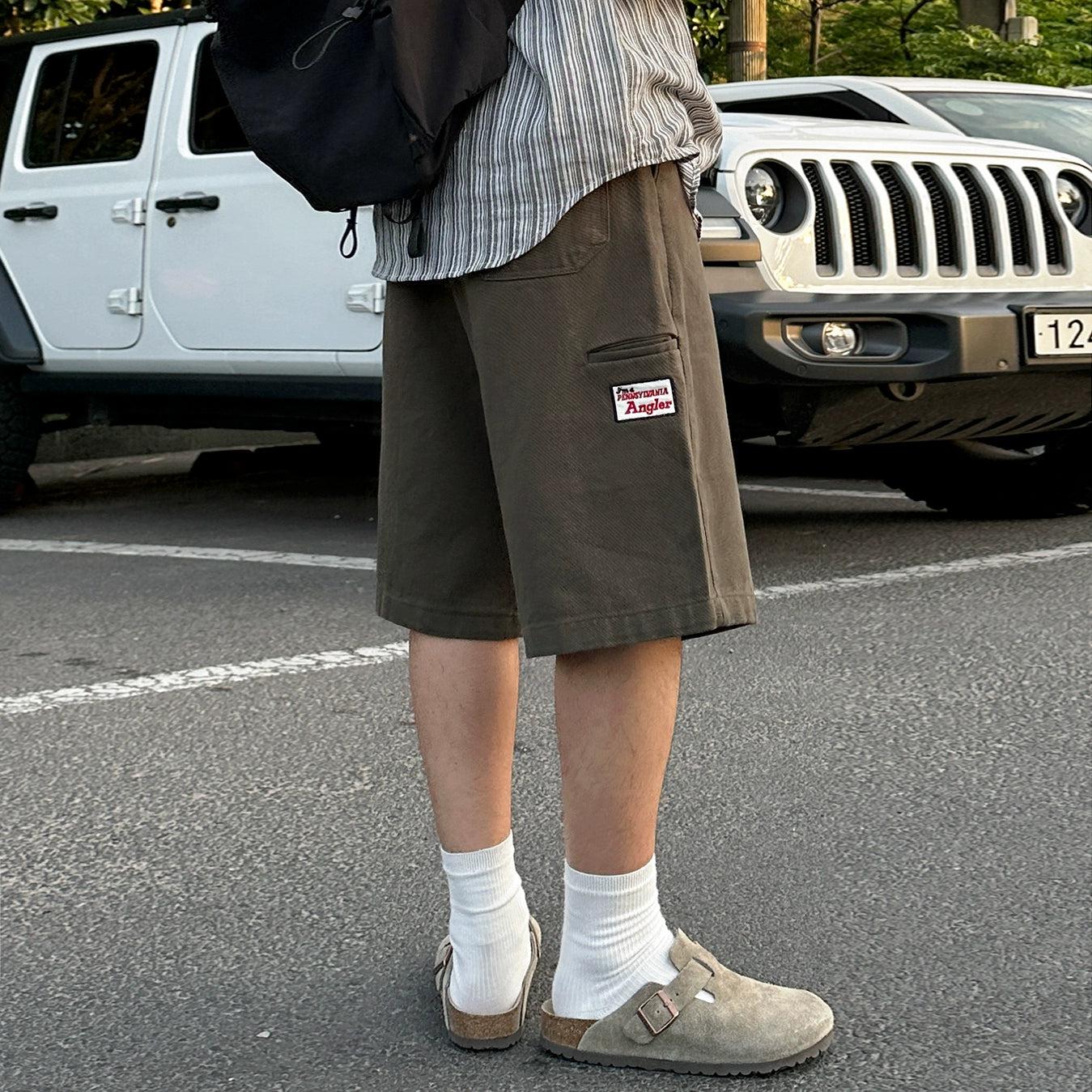 OH Straight Leg Versatile Denim Shorts-korean-fashion-Shorts-OH Atelier-OH Garments