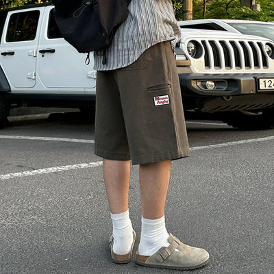 OH Straight Leg Versatile Denim Shorts-korean-fashion-Shorts-OH Atelier-OH Garments