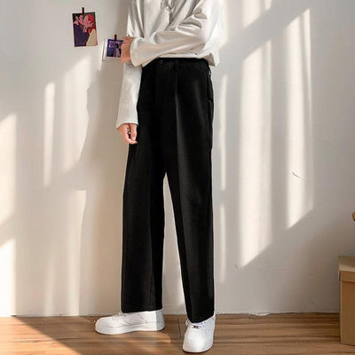 OH Straight Suit Trousers-korean-fashion-Pants-OH Atelier-OH Garments