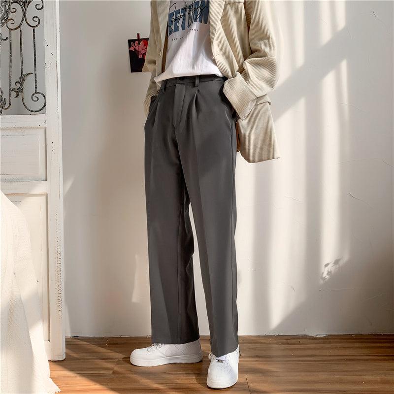 Soft Tailored Wide Leg Suit Trousers  boohooMAN USA