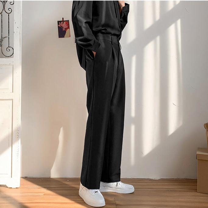 OH Straight Suit Trousers-korean-fashion-Pants-OH Atelier-OH Garments