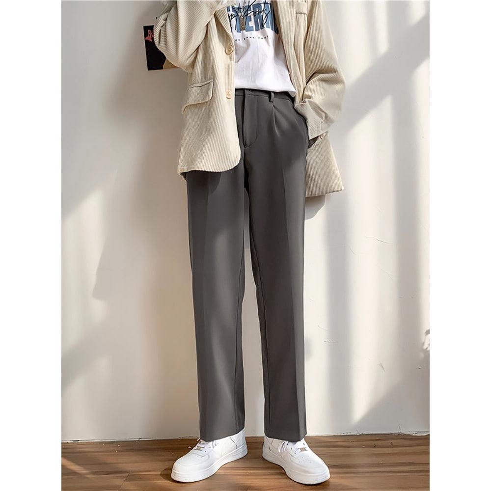 OH Straight Suit Trousers-korean-fashion-Pants-OH Atelier-OH Garments