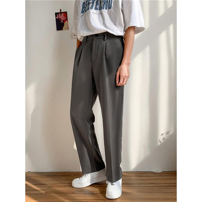 OH Straight Suit Trousers-korean-fashion-Pants-OH Atelier-OH Garments