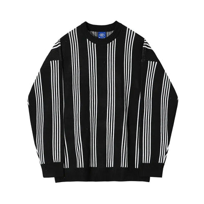 OH Striped Comfty Fit Sweater-korean-fashion-Sweater-OH Atelier-OH Garments