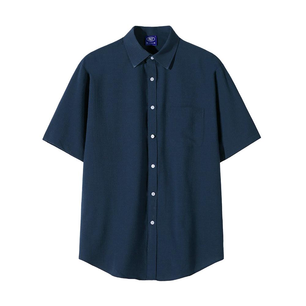 OH Subtle Crumple Texture Shirt-korean-fashion-Shirt-OH Atelier-OH Garments