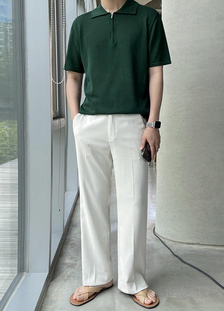 OH Subtle Pleats Classic Pants-korean-fashion-Pants-OH Atelier-OH Garments
