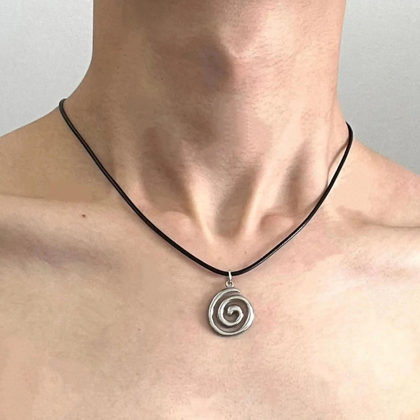 OH Swirl and Sun Pendant Necklace-korean-fashion-Necklace-OH Atelier-OH Garments