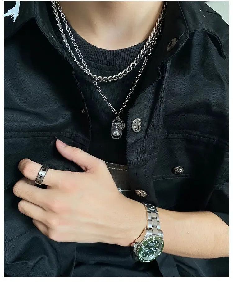 OH Tag Pendant Necklace-korean-fashion-Necklace-OH Atelier-OH Garments