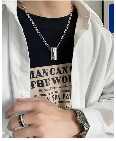 OH TaiChi Pendant Necklace-korean-fashion-Necklace-OH Atelier-OH Garments
