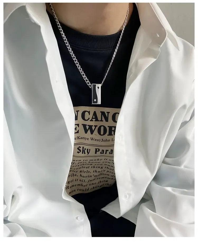 OH TaiChi Pendant Necklace-korean-fashion-Necklace-OH Atelier-OH Garments