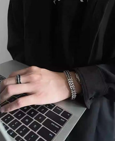 OH Thick Chain Bracelet-korean-fashion-Bracelet-OH Atelier-OH Garments