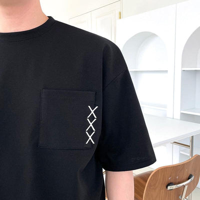 OH Triple X Front Pocket T-Shirt-korean-fashion-T-Shirt-OH Atelier-OH Garments