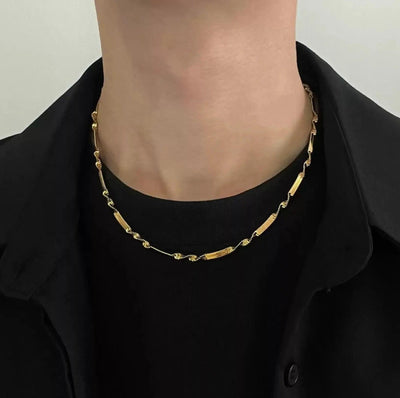 OH Twisted Snake Bone Necklace-korean-fashion-Necklace-OH Atelier-OH Garments