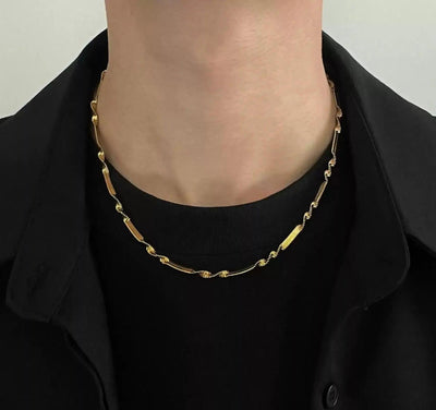 OH Twisted Snake Bone Necklace-korean-fashion-Necklace-OH Atelier-OH Garments