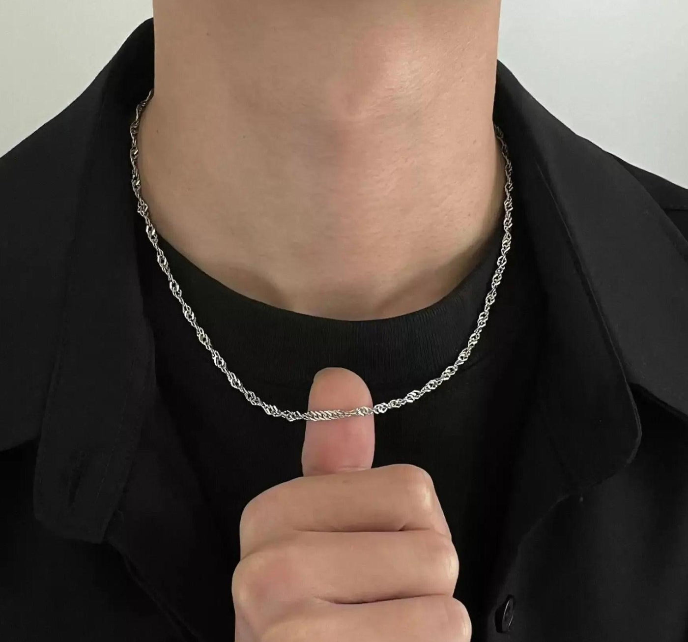 OH Water Wave Necklace-korean-fashion-Necklace-OH Atelier-OH Garments