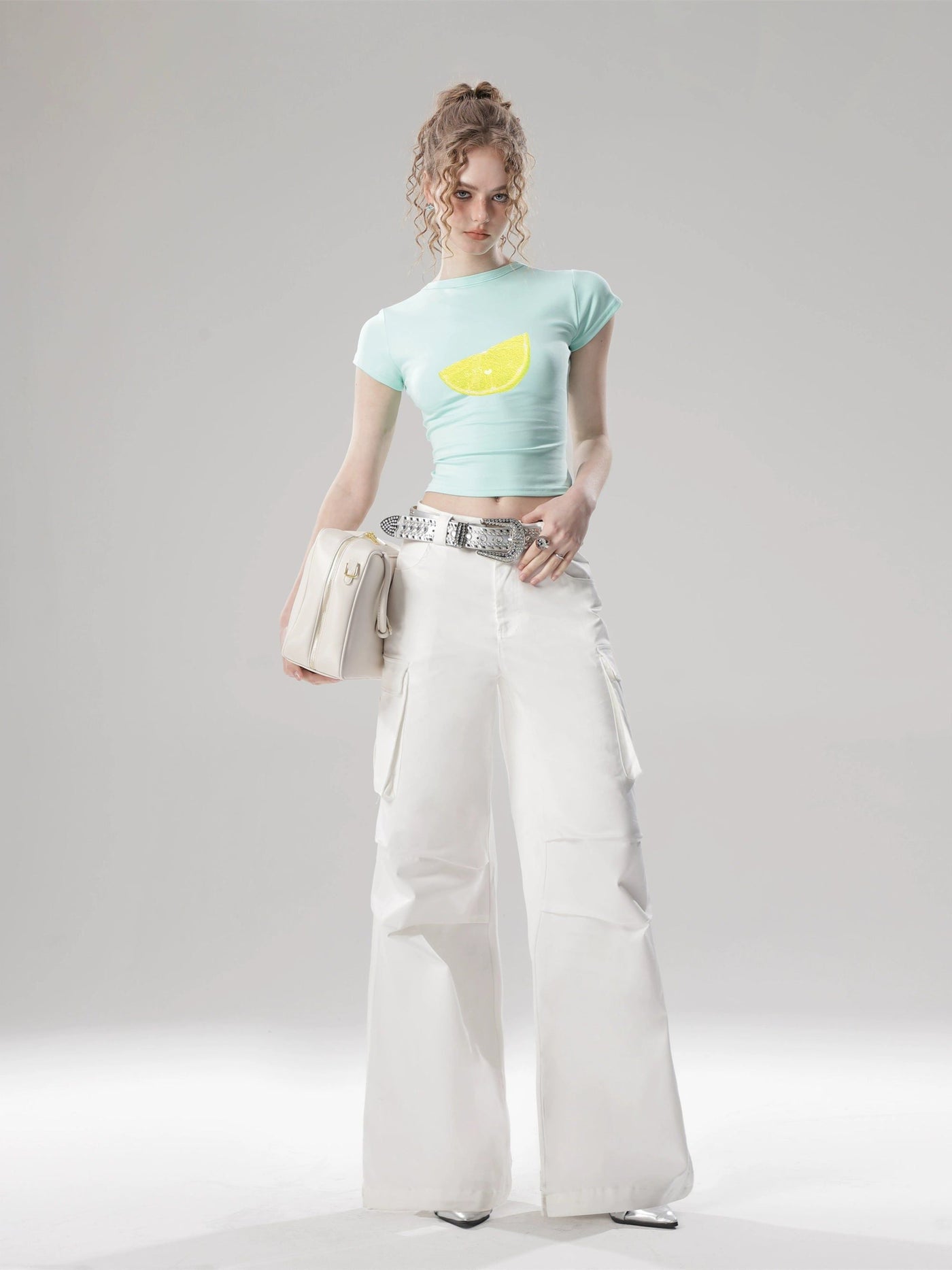 Shi Lemon Graphic Slim T-Shirt-korean-fashion-T-Shirt-Shi's Closet-OH Garments