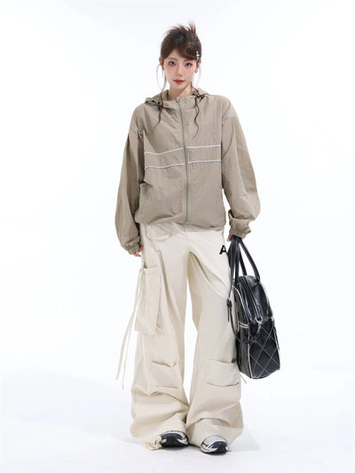 Shi Sports Thin Sun Protection Jacket-korean-fashion-Jacket-Shi's Closet-OH Garments