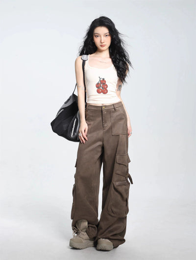 Shi Tomato Graphic Print Camisole-korean-fashion-Camisole-Shi's Closet-OH Garments
