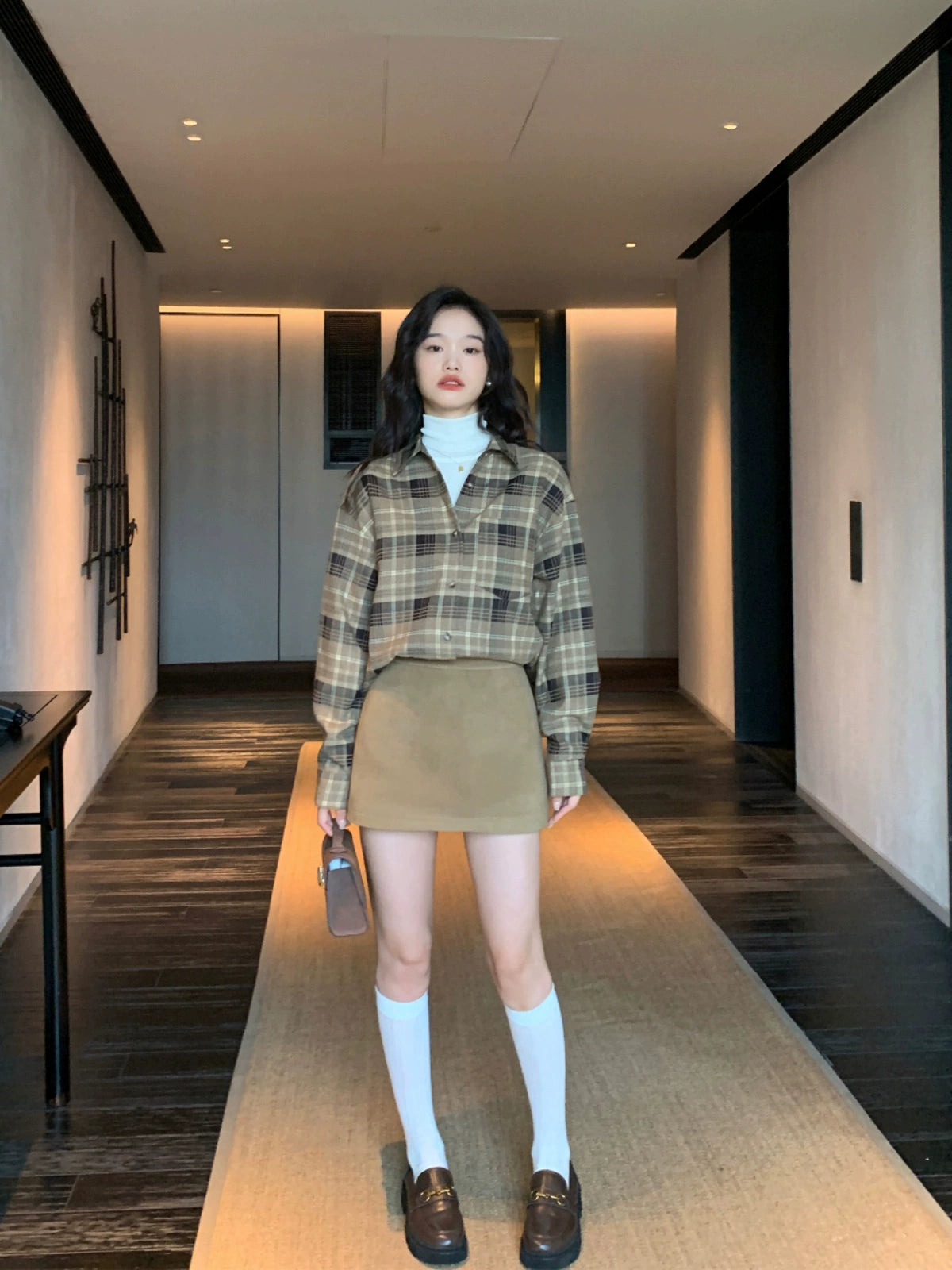 Sue High Waisted Slim Fit Short Skirt-korean-fashion-Skirt-Sue's Closet-OH Garments