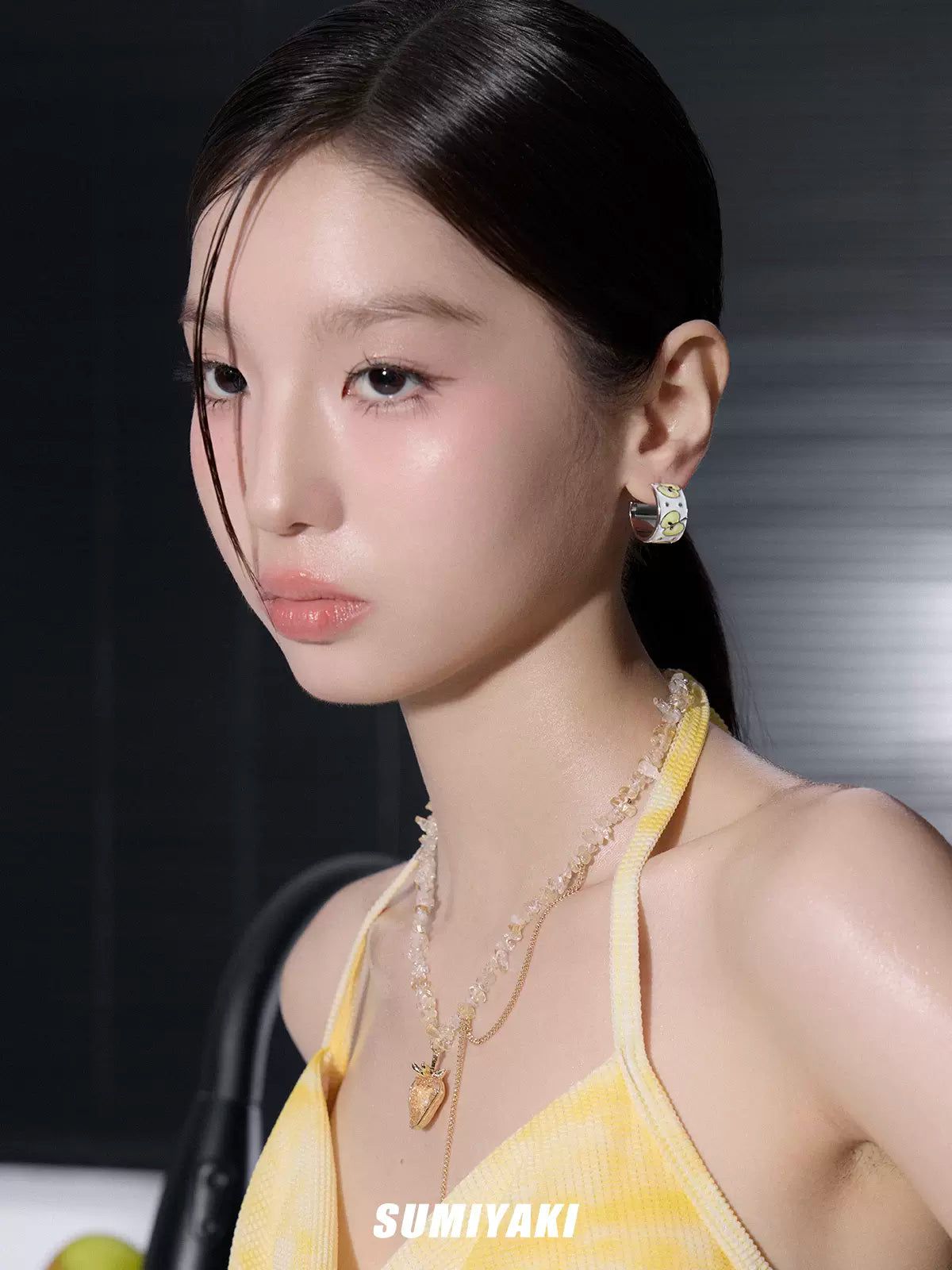 Sumi Apple Earrings-korean-fashion-Earrings-Sumi's Closet-OH Garments