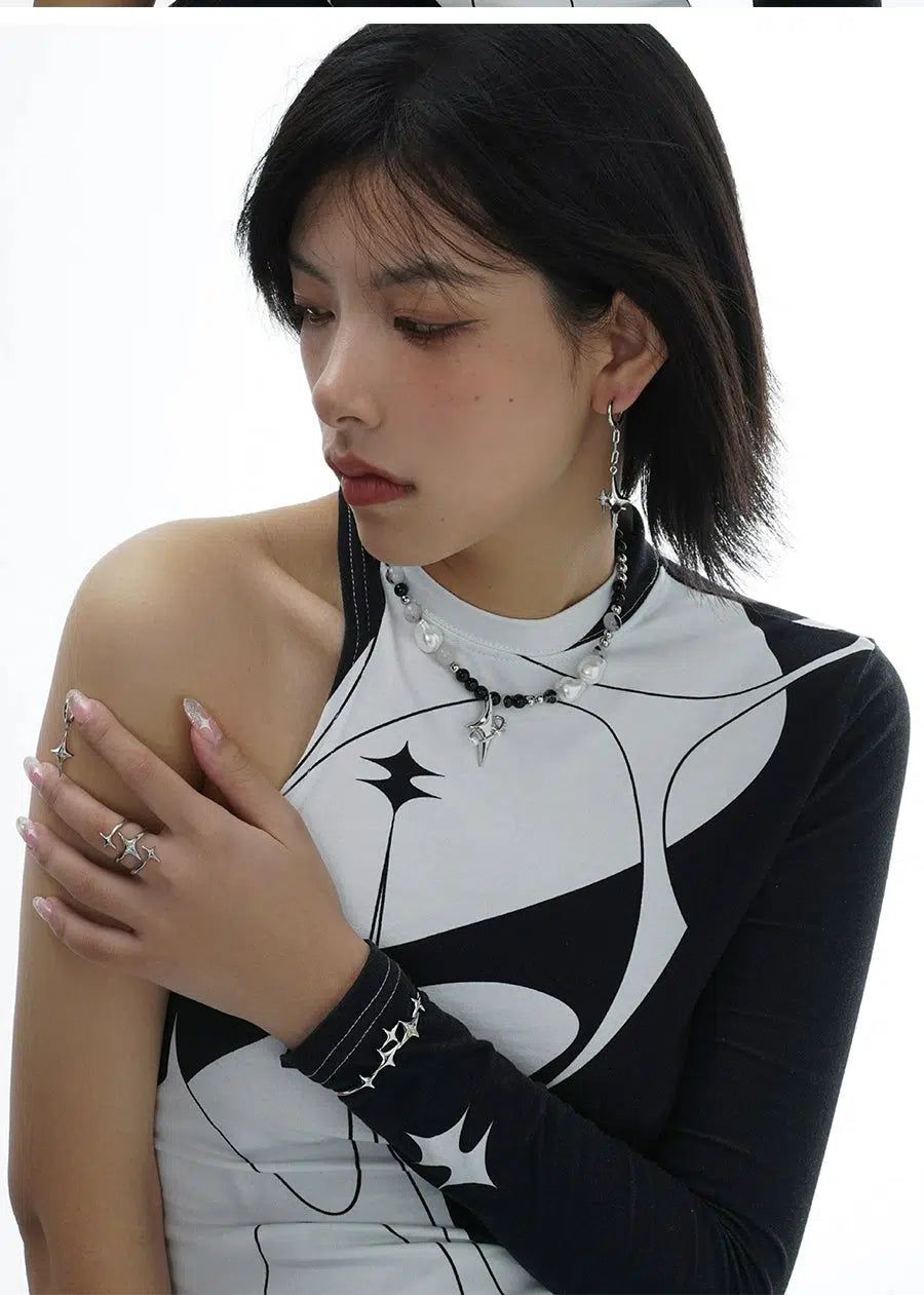 Sumi BNW Stones Star Pendant Necklace-korean-fashion-Necklace-Sumi's Closet-OH Garments