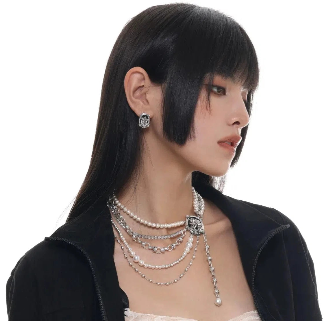 Sumi Classic Multi-Strand Pearl Necklace-korean-fashion-Necklace-Sumi's Closet-OH Garments