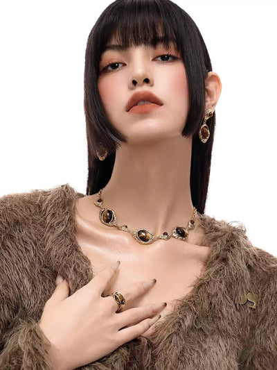 Sumi Glassy Stone Necklace-korean-fashion-Necklace-Sumi's Closet-OH Garments