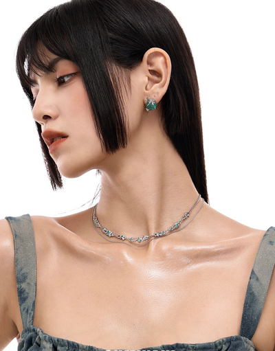 Sumi Musical Note Zircon Necklace-korean-fashion-Necklace-Sumi's Closet-OH Garments