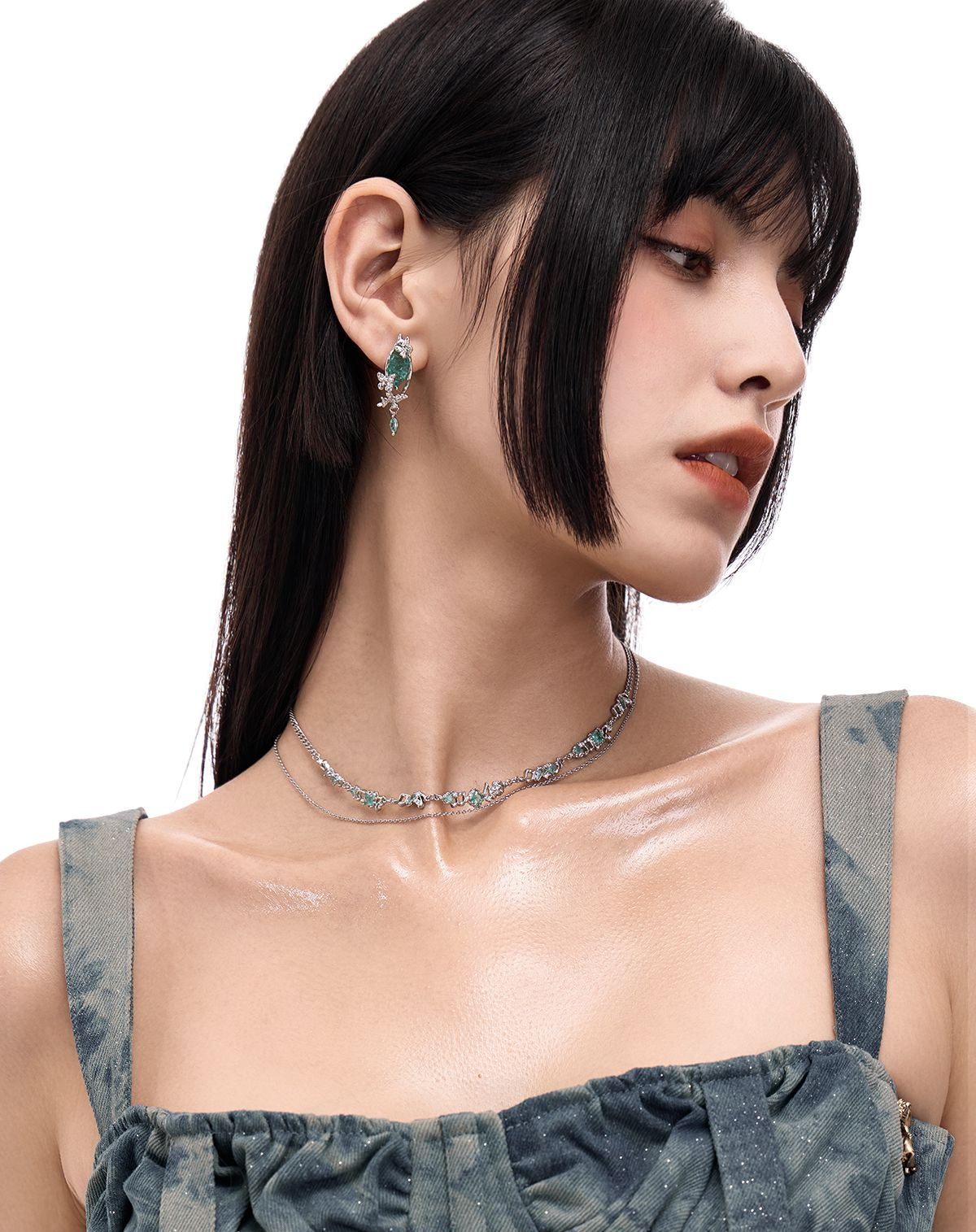 Sumi Musical Note Zircon Necklace-korean-fashion-Necklace-Sumi's Closet-OH Garments