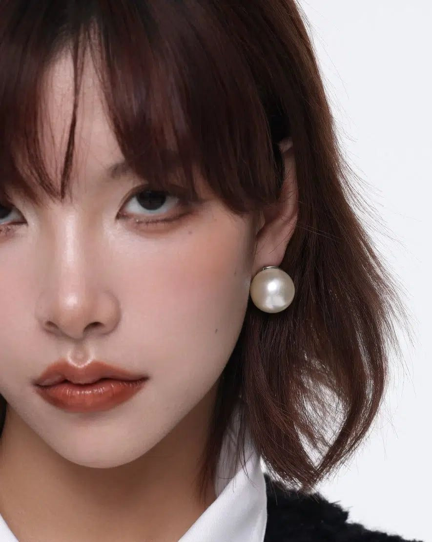 Sumi Pearl Stud Earrings-korean-fashion-Earrings-Sumi's Closet-OH Garments