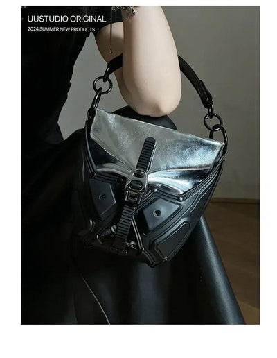 Taro Pannel Bucket Messenger Bag-korean-fashion-Bag-Taro's Closet-OH Garments